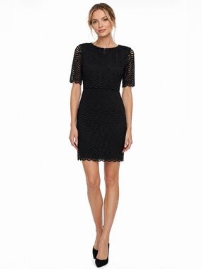 Ralph Lauren Navy Lace Dress Size 4